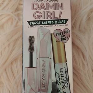 ❤SALE! FIRM! NWT TOO FACED DAMN GIRL THOSE LASHES AND LIP LIMITED EDITION BOX
